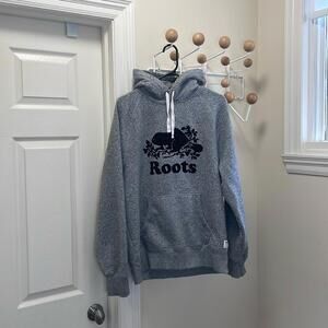 Roots - Classic Hoodie - Heathered Grey - M